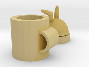 rabbit mug in Tan Fine Detail Plastic