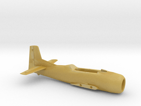 T-28B-200scale-01-InFlight-AirFrame in Tan Fine Detail Plastic