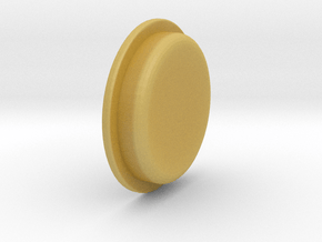 TBF# - 21700 - Button in Tan Fine Detail Plastic
