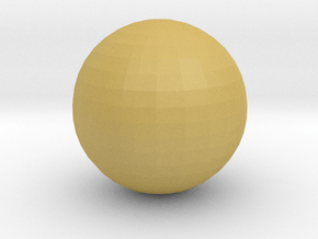 Ball in Tan Fine Detail Plastic