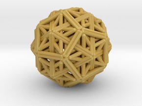 Hedron star Family Version 1 in Tan Fine Detail Plastic
