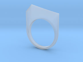 Ice Ridge Ring in Clear Ultra Fine Detail Plastic