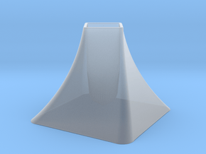 Vase Mod 004 in Clear Ultra Fine Detail Plastic