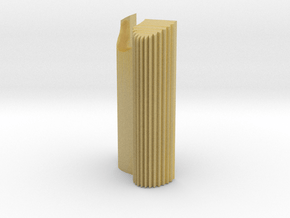 Olympus OM Grip 1 with Vertical Ridges in Tan Fine Detail Plastic