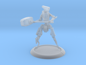 V-I-Tron : 40mm Base ; WarMachine Ready in Clear Ultra Fine Detail Plastic