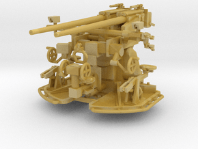 37 mm Flak C/30 auf Zwillingslaffette scale 1:100 in Tan Fine Detail Plastic