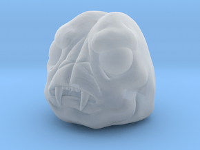 Kraggox Head VINTAGE in Clear Ultra Fine Detail Plastic