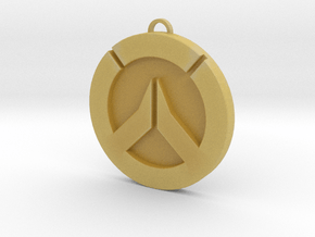 Overwatch Medallion  in Tan Fine Detail Plastic