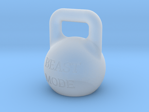 beast mode 200gram kettlebell in Clear Ultra Fine Detail Plastic