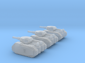 Free Republics Medium Tanks in Clear Ultra Fine Detail Plastic