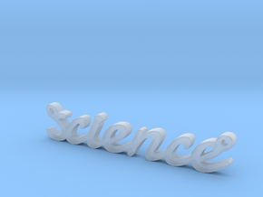 Science Pendant, So Cool in Clear Ultra Fine Detail Plastic
