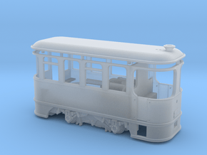 TTn3 K.P. Steam Tramcar  in Clear Ultra Fine Detail Plastic