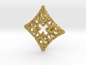 Ko4 pendant in Tan Fine Detail Plastic