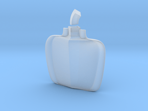 Travel pot in Clear Ultra Fine Detail Plastic