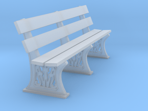 GWR bench 3mm scale 10ft length in Clear Ultra Fine Detail Plastic