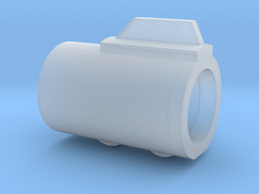 SOLO Bull Barrel (w/ screw details) in Clear Ultra Fine Detail Plastic