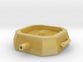 1/10 Scale Oil Change Pan with reservoir and funct in Tan Fine Detail Plastic
