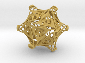 Icosahedron modified organic  in Tan Fine Detail Plastic