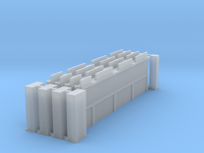 Wall Extension Set in Clear Ultra Fine Detail Plastic