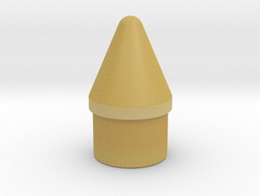 Rocket Nose Cone - Type A - 29mm in Tan Fine Detail Plastic