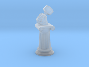 Objective - Masonic Column in Clear Ultra Fine Detail Plastic