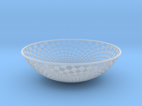 Bowl 1409B in Clear Ultra Fine Detail Plastic