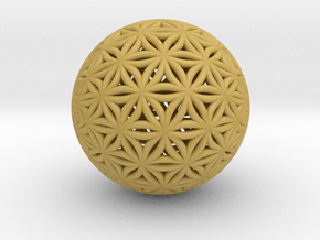 Shrink Wrapped Orb of life in Tan Fine Detail Plastic