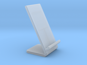 Wireless Phone Charging Stand in Clear Ultra Fine Detail Plastic
