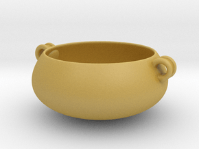 STN Bowl (Downloadable) in Tan Fine Detail Plastic
