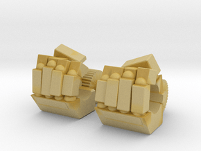 TF Combiner Wars Replacement hands for Prowl in Tan Fine Detail Plastic