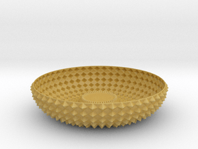Bowl GRNT1010 in Tan Fine Detail Plastic