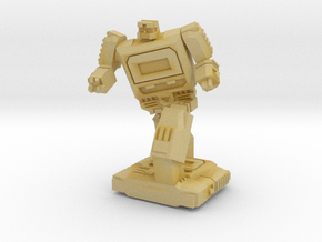 Retro Time Robot Pose #2 in Tan Fine Detail Plastic