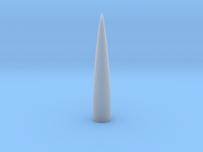 Nose Cone - 0.98 in - 5 to 1 von Karman in Clear Ultra Fine Detail Plastic