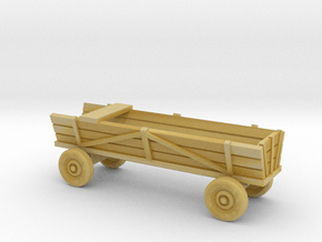 Horse-drawn carriage 1:220 in Tan Fine Detail Plastic