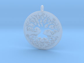 Celtic Knot Tree of life Pendant in Clear Ultra Fine Detail Plastic