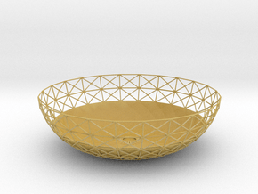 Semiwire Bowl in Tan Fine Detail Plastic