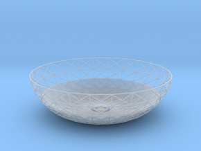 Semiwire Bowl in Clear Ultra Fine Detail Plastic