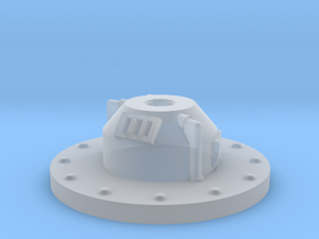 turret base for weapon set in Clear Ultra Fine Detail Plastic