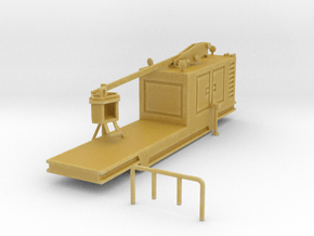 Ffestiniog Railway P-way box lift wagon in Tan Fine Detail Plastic