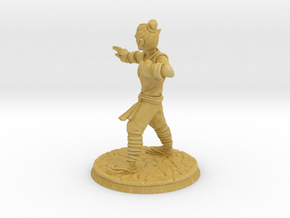 Elf Monk Miniature D&D DnD in Tan Fine Detail Plastic