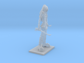Fantasy Figures 15 - Warrior in Clear Ultra Fine Detail Plastic