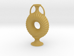 Vase R55 in Tan Fine Detail Plastic