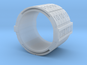 nfc binary ring in Clear Ultra Fine Detail Plastic