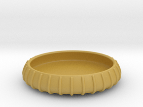 YZY coaster catch all bowl in Tan Fine Detail Plastic