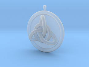 Celtic knot with background in Clear Ultra Fine Detail Plastic