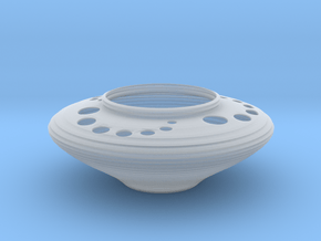 Bowl CC43 in Clear Ultra Fine Detail Plastic