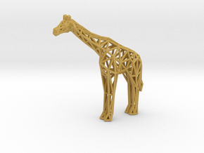 Masai Giraffe in Tan Fine Detail Plastic