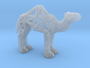 Dromedary Camel (adult) in Clear Ultra Fine Detail Plastic