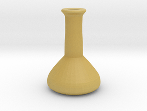 Volumetric Flask Pendant in Tan Fine Detail Plastic