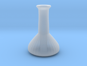 Volumetric Flask Pendant in Clear Ultra Fine Detail Plastic